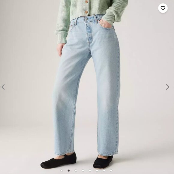 Levi's Denim - Levi's 501 '90s Ankle Women's Jeans - By Your Side - Light Wash - 30w x 27l